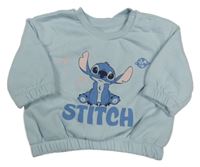 Světlemodrá oversize mikina se Stitchem Primark