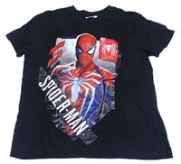 Černé tričko se Spider-manem MARVEL