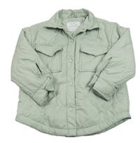 Světleolivová prošívaná šusťáková zateplená bunda PRIMARK