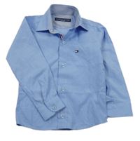 Modro-bílá kostkovaná košile TOMMY HILFIGER