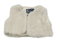 Smetanové kožešinové podšité bolérko YD
