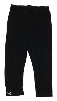 Černé legíny s mašličkami George