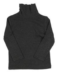 Tmavošedý melírovaný rolák H&M