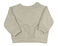 Světlešedá melírovaná mikina H&M