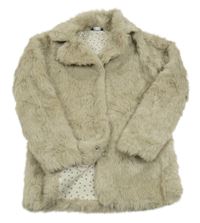 Béžová kožešinová podšitá bunda George