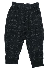 Černé pyžamové kalhoty s Mickeym C&A