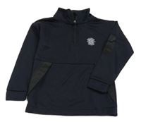 Černá sportovní mikina s potiskem George