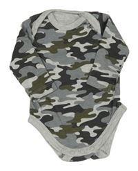 Šedo-khaki army body C&A