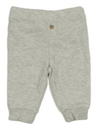 Šedé melírované tepláky Pocopiano