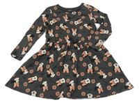 Tmavošedé teplákové šaty s Minnie C&A