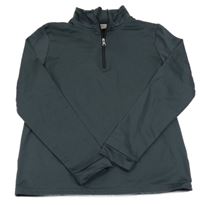 Tmavošedá thermo mikina Crane