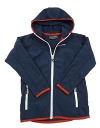 Tmavomodrá funkční thermo propínací mikina s kapucí Craghoppers