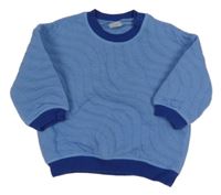 Modrá vzorovaná mikina H&M