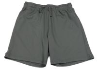 Tmavošedé sportovní kraťasy H&M