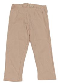 Pudrové crop legíny H&M