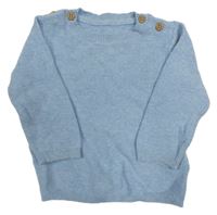 Světlemodrý lehký svetr s hvězdou Mothercare