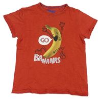 Červené tričko s banánem Next