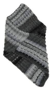 Šedý pruhovaný nákrčník 