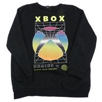 Černá mikina s potiskem - X-BOX Primark