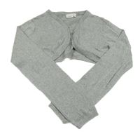 Šedé třpytivé svetrové bolerko Name it