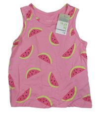 Nové - Růžový top s melouny Primark