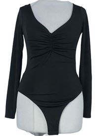Dámské černé body s řasením MissGuided 