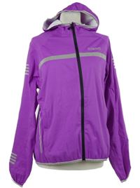 Dámská fialová šusťáková nepromokavá bunda s kapucí Proviz 