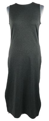 Dámské tmavošedé midi šaty H&M