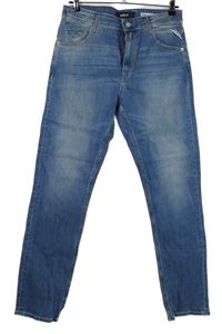 Nové - Pánské světlemodré marty slim boyfit rifle Replay vel. 31/30