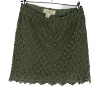 Dámská khaki krajková sukně H&M