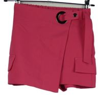 Dámská fuchsiová skort sukně Bershka vel. 32