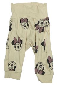 Smetanové lehké tepláky s Minnie H&M
