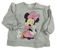 Šedá mikina s Minnie H&M