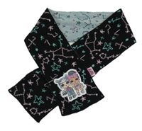 Černá vzorovaná šála s L.O.L Surprise