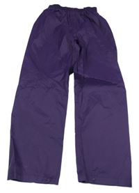 Fialové šusťákové nepromokavé kalhoty Mountain Warehouse