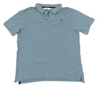 Modré polo tričko H&M