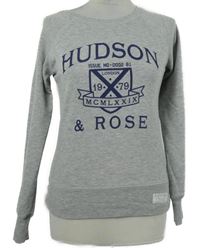 Dámská šedá melírovaná mikina s nápisem New Look