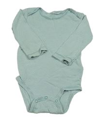 Zeleno-bílé pruhované body 