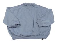 Modrošedá oversize mikina George 