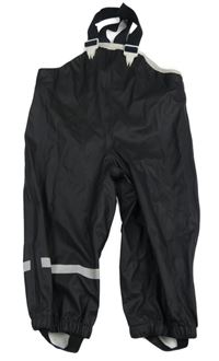 Antracitové voděodolné laclové kalhoty H&M
