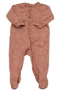 Růžový overal se zvířaty Kuniboo