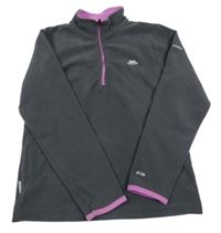 Tmavošedá fleecová funčkní mikina Trespass