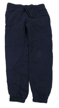 Tmavomodré tepláky H&M