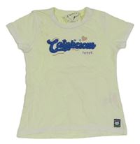 Citronové tričko s nápisem Staccato