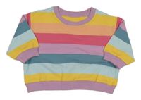 Barevná pruhovaná mikina 