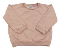 Světlerůžová mikina se švem Primark