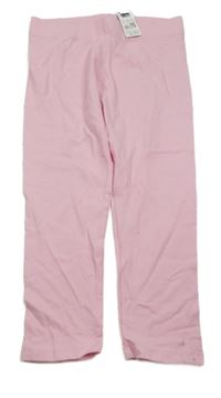 Nové - Světlerůžové crop legíny St. Bernard