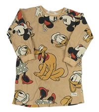 Béžové teplákové šaty s Mickeym H&M