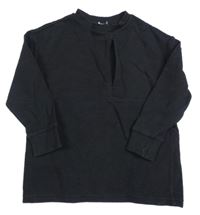 Černá žebrovaná mikina F&F
