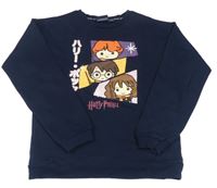 Tmavomodrá mikina Harry Potter
